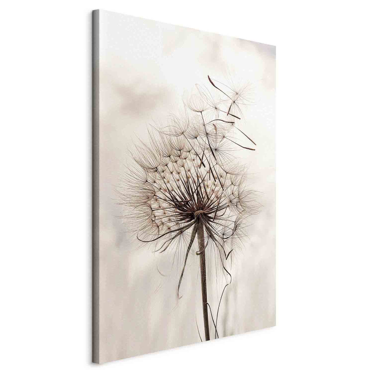 Canvas Art Print Magnetic Gust (1-piece) Vertical - dandelion in the wind 131566 additionalImage 2