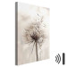 Canvas Art Print Magnetic Gust (1-piece) Vertical - dandelion in the wind 131566 additionalThumb 8
