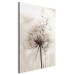 Canvas Art Print Magnetic Gust (1-piece) Vertical - dandelion in the wind 131566 additionalThumb 2
