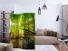 Room Divider Screen Forest Stream (3-piece) - waterscape among deciduous tree canopies 132766 additionalThumb 4