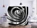 Folding Screen Twisted in Black and White II - abstract black and white tunnel and spheres 133666 additionalThumb 2