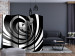 Folding Screen Twisted in Black and White II - abstract black and white tunnel and spheres 133666 additionalThumb 4