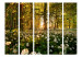 Room Divider Forest Flora II - meadow with white flowers among forest trees in sunlight 134066 additionalThumb 3