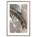 Wall Poster Terrace with a View - natural composition of palm tree against a light wall 134766 additionalThumb 14