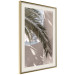 Wall Poster Terrace with a View - natural composition of palm tree against a light wall 134766 additionalThumb 3