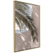Wall Poster Terrace with a View - natural composition of palm tree against a light wall 134766 additionalThumb 12