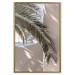 Wall Poster Terrace with a View - natural composition of palm tree against a light wall 134766 additionalThumb 21