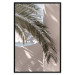 Wall Poster Terrace with a View - natural composition of palm tree against a light wall 134766 additionalThumb 18