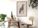 Wall Poster Serene Greyhound - black silhouette of a dog on a solid pastel background 135166 additionalThumb 11