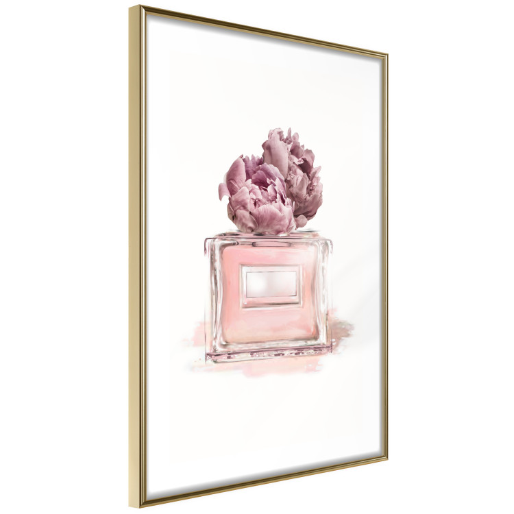 Poster Parisian Dream - pink perfume bottle and cap made of flowers 135766 additionalImage 8
