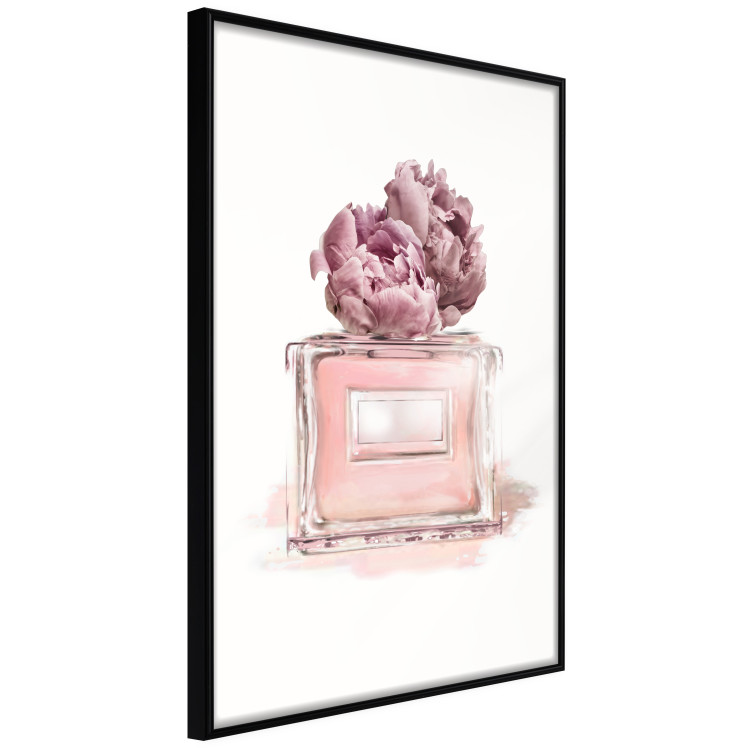 Poster Parisian Dream - pink perfume bottle and cap made of flowers 135766 additionalImage 5