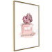 Poster Parisian Dream - pink perfume bottle and cap made of flowers 135766 additionalThumb 8
