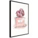 Poster Parisian Dream - pink perfume bottle and cap made of flowers 135766 additionalThumb 5