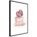 Poster Parisian Dream - pink perfume bottle and cap made of flowers 135766 additionalThumb 7