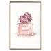 Poster Parisian Dream - pink perfume bottle and cap made of flowers 135766 additionalThumb 13