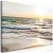 Large canvas print Calm Waves - Grey [Large Format] 136366 additionalThumb 2