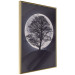 Poster Lonely Tree - nighttime landscape of a tree against the bright moonlight 138066 additionalThumb 8