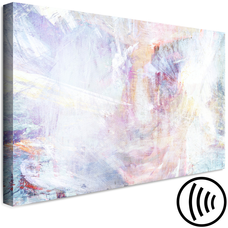 Canvas Misty Figure (1-piece) Wide - abstraction in light colors 143466 additionalImage 6