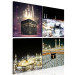 Canvas Art Print Journey to the Temple (4-piece) - view of the holy city of Muslims 145366 additionalThumb 2