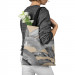 Shopping Bag Leafy curtain in grey - floral pattern with banana tree 147566 additionalThumb 3