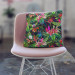 Decorative Microfiber Pillow Psychedelic flowers - floral motif in intensive colours cushions 147666 additionalThumb 5