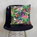 Decorative Microfiber Pillow Psychedelic flowers - floral motif in intensive colours cushions 147666 additionalThumb 3