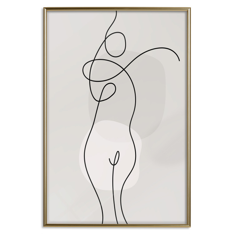 Wall Poster Figure of a Woman - Linear and Abstract Figure in a Modern Style 148966 additionalImage 22