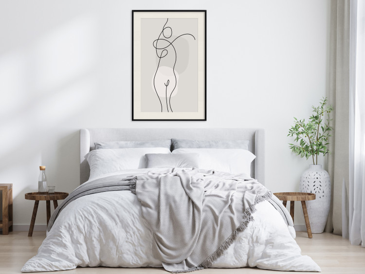 Wall Poster Figure of a Woman - Linear and Abstract Figure in a Modern Style 148966 additionalImage 16