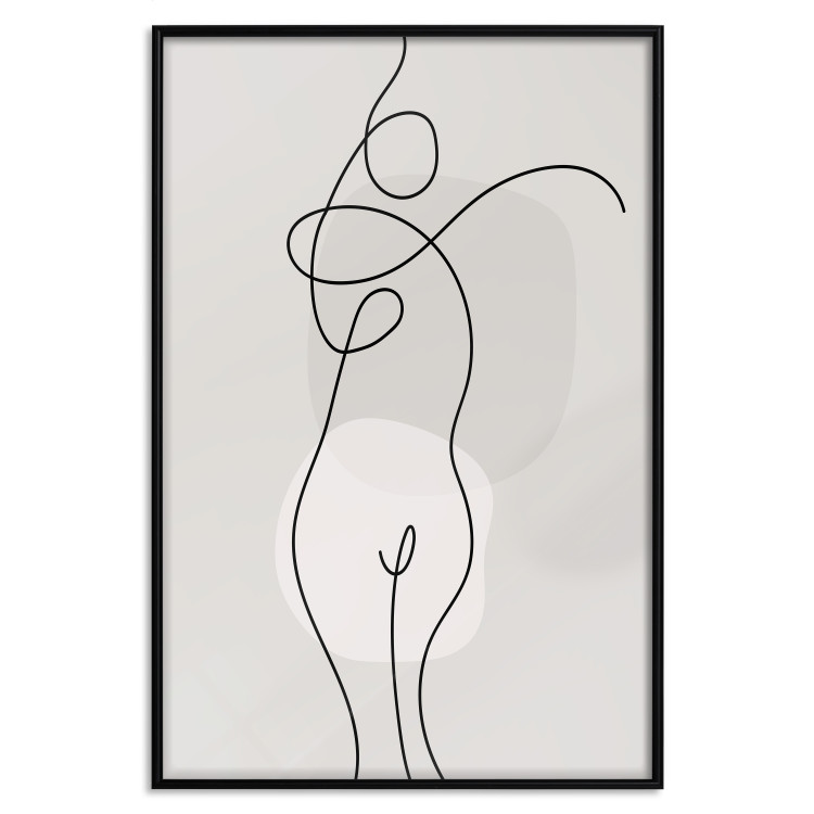 Wall Poster Figure of a Woman - Linear and Abstract Figure in a Modern Style 148966 additionalImage 21