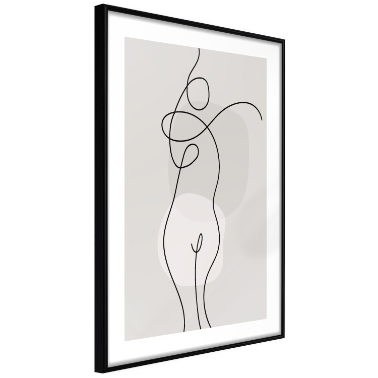 Wall Poster Figure of a Woman - Linear and Abstract Figure in a Modern Style 148966 additionalImage 14