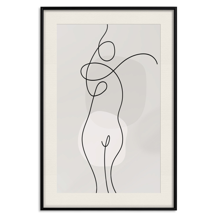 Wall Poster Figure of a Woman - Linear and Abstract Figure in a Modern Style 148966 additionalImage 25