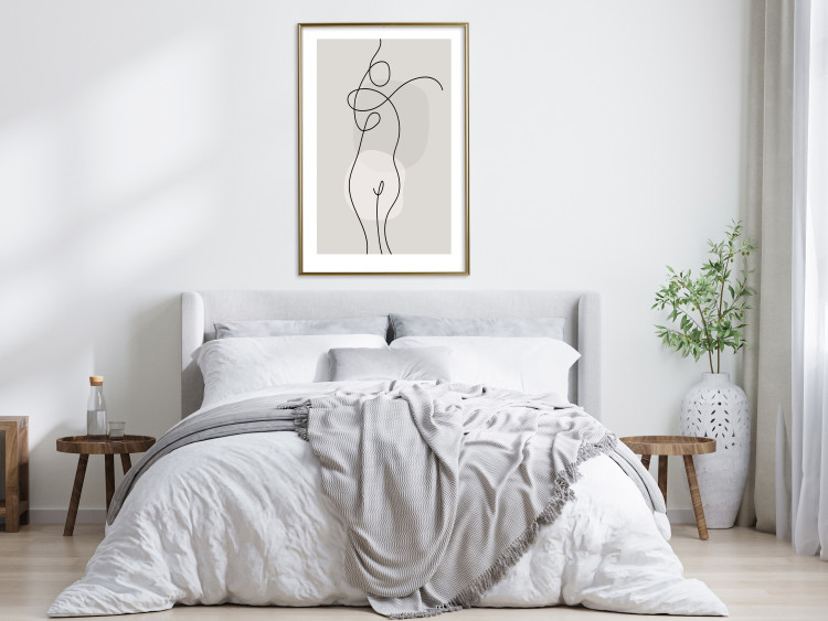 Wall Poster Figure of a Woman - Linear and Abstract Figure in a Modern Style 148966 additionalImage 18