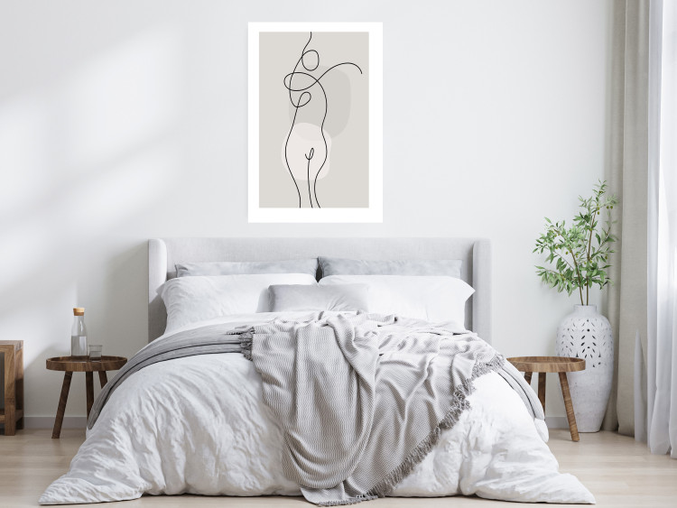 Wall Poster Figure of a Woman - Linear and Abstract Figure in a Modern Style 148966 additionalImage 10