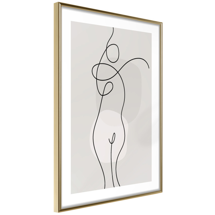 Wall Poster Figure of a Woman - Linear and Abstract Figure in a Modern Style 148966 additionalImage 12