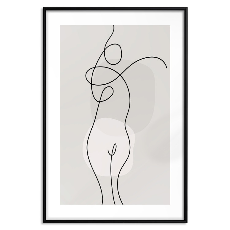 Wall Poster Figure of a Woman - Linear and Abstract Figure in a Modern Style 148966 additionalImage 27