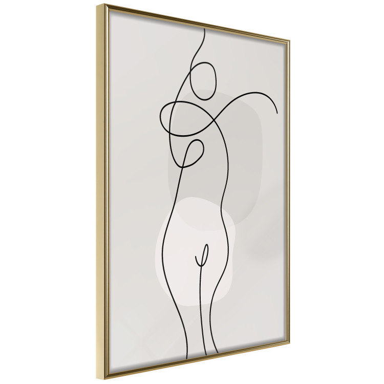 Wall Poster Figure of a Woman - Linear and Abstract Figure in a Modern Style 148966 additionalImage 4