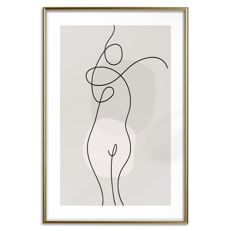 Wall Poster Figure of a Woman - Linear and Abstract Figure in a Modern Style 148966 additionalImage 26