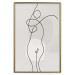 Wall Poster Figure of a Woman - Linear and Abstract Figure in a Modern Style 148966 additionalThumb 22