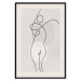 Wall Poster Figure of a Woman - Linear and Abstract Figure in a Modern Style 148966 additionalThumb 25