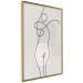 Wall Poster Figure of a Woman - Linear and Abstract Figure in a Modern Style 148966 additionalThumb 4