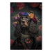 Canvas Art Print AI Dog Cocker Spaniel - Frida Kahlo Style Animal Fantasy Portrait - Vertical 150266 additionalThumb 7