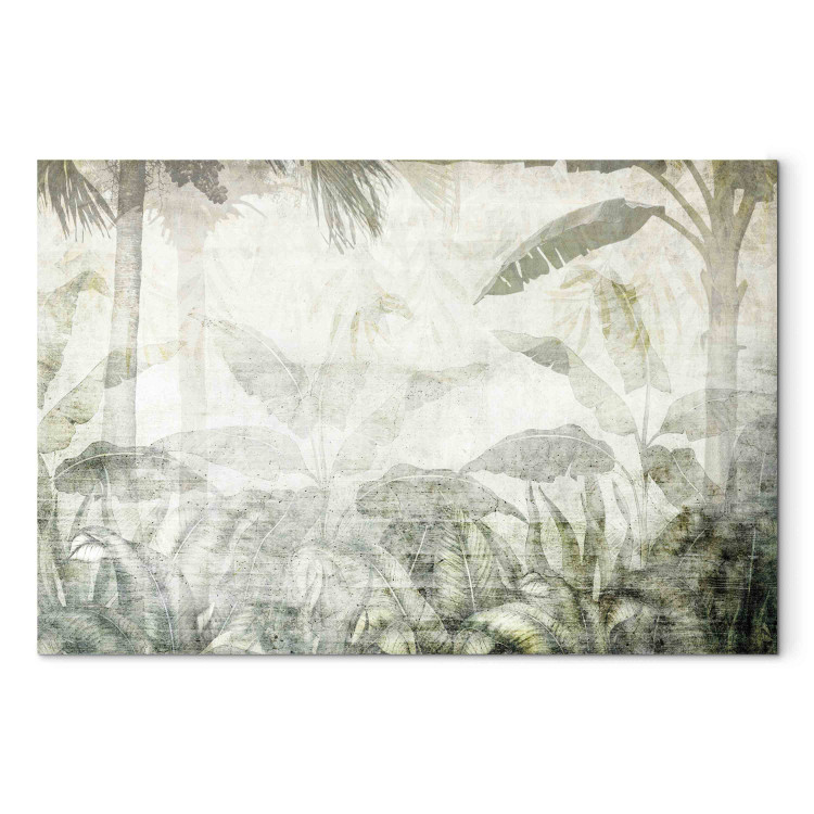 Large canvas print A Memory of Nature - A Delicate Composition With Jungle Vegetation [Large Format] 151166