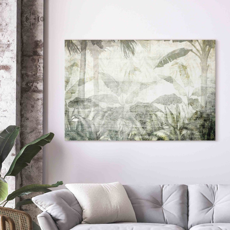 Large canvas print A Memory of Nature - A Delicate Composition With Jungle Vegetation [Large Format] 151166 additionalImage 4