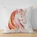 Decorative Microfiber Pillow Portrait of a Unicorn - A Charming Animal Painted in Watercolors 151366 additionalThumb 5
