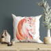 Decorative Microfiber Pillow Portrait of a Unicorn - A Charming Animal Painted in Watercolors 151366 additionalThumb 2
