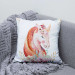 Decorative Microfiber Pillow Portrait of a Unicorn - A Charming Animal Painted in Watercolors 151366 additionalThumb 3