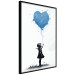 Wall Poster Blue Heart - Banksy-Inspired Balloon Mural 151766 additionalThumb 9