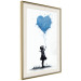Wall Poster Blue Heart - Banksy-Inspired Balloon Mural 151766 additionalThumb 12