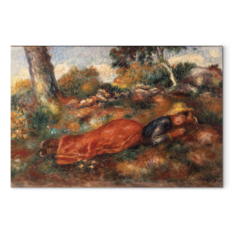 Reproduction Painting Jeune fille couchee sur l'herbe 159466