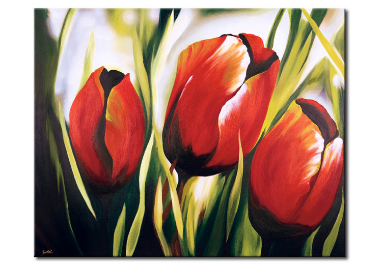 Canvas Art Print In the tulip kingdom 47266